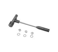 Marteau extracteur de balles avec trois jeux d'outils manuels, poignée pratique et confortable, équipement multifonctionnel, noir(Black)
