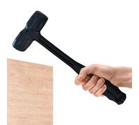 Marteau maillet - Maillet en caoutchouc solide | Outil à main robuste, double face souple avec poignée ergonomique et revêtement antidérapant pour bijoux, artisanat en cuir