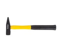Toolland Marteau de menuisier, tête en acier 500 g, manche en fibre de verre pour force & durabilité, jaune/noir