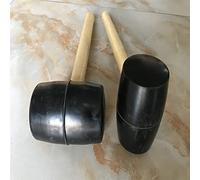 marteau, Marteau en caoutchouc à manche bois américain d'installation de carrelage sol noir Outil réparation