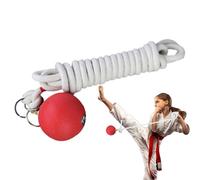 Marteau Météore Corde, Balle Entraînement Caoutchouc Élastique Avec Câble Coton 350 Cm, Équipement Fitness Arts Martiaux Renforcé Pour Pratique Kung Fu Wushu, Outil Exercice Domicile Puissance Et Agil