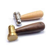 marteau, Mini marteaux en cuivre noyer noir américain H62, marteau hêtre allemand acier inoxydable 304