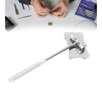 Marteau Multifonctionnel à Double Tête en Acier, Poignée Antidérapante, Outil à Main pour Horloger et Bricolage, Compact et Léger pour Réparations Précises