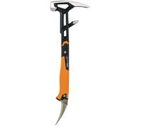 Fiskars Marteau multifonction IsoCore M – pour démolition, 46,2 cm, 1,38 kg, Noir/Orange