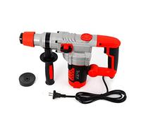 Marteau perforateur 2200 W 220 V Perceuse à percussion Marteau burineur Marteau burineur Jeu de forets Marteau électrique Marteau de démolition avec mallette et poignée anti-vibration