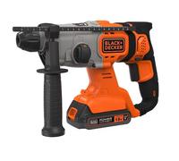 Black & Decker Marteau perforateur SDS+ BCD900D1S-QW 18V 1,2J sans fil avec 1 batterie 2Ah