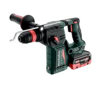 Metabo Marteau combiné sans fil Metabo KH 18 LTX BL 24 Qavec mandrin interchangeable Metabo Quick ; metaBOX 165 L ; 18V 2x5.5Ah LiHD + ASC 145 Quantité:1