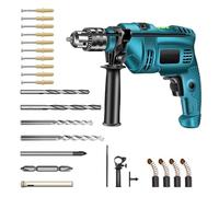 Marteau Perforateur Électrique Haute Puissance 1500 W 13 Mm Perceuse À Percussion Tournevis Poinçonnage Polissage 3200 Tr/min Outils Électriques Multifonctions Robuste Et Facile à Utiliser