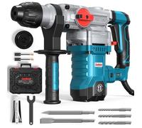Marteau Perforateur ENEACRO 1500W 6J Réglable 6 Vitesses Anti-vibration