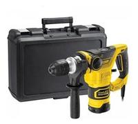 Marteau perforateur FME1250K STANLEY FATMAX 1250W SDS PLUS - Poignee latérale bascule rotostop - Coffret + Accessoires SDS G