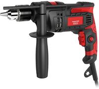 Marteau perforateur Impact 850W 3000 t/mn électrique manuel avec poignée rotative à 360° et 2 modes en 1 jauge de profondeur pour le perçage de la maçonnerie en acier et du bois en béton