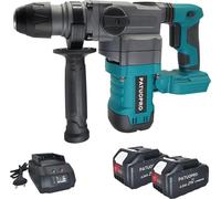 Marteau perforateur, marteau rotatif, capacité de perçage maximale de 36 mm, moteur sans balai, EU, batterie 2STK 40Ah