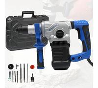 Marteau Perforateur, Perforateur Burineur Marteau Piqueur, Utilisé pour le Béton, le Métal et la Pierre (1500W 6J, 4 Modes, Mandrin SDS-Plus, Livré en coffret avec une poignée supplémentaire)