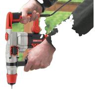 Marteau perforateur, puissance 2200W, vitesse 0-930 tr/min, 3300 BPM, multifonctionnel, design durable