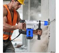 Marteau perforateur rotatif - DAYPLUS - SDS Plus Marteau Perforateur Rotatif - 1800W - 3 en 1 - Poignée 360°
