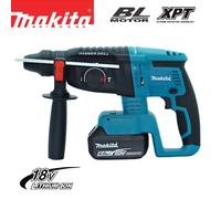 Marteau perforateur rotatif Makita DHR242 18V d'origine, 2J d'impact, corps léger de 3,3 kg, pour perçage professionnel du béton 1PCS 6.0AH