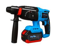 Marteau perforateur sans fil 20 V 26 mm 2 x 4 Ah SDS-Plus set de marteaux per...