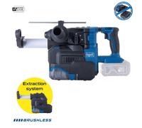 Marteau perforateur sans fil 20V 2.8J Brushless SDS-Plus Scheppach bc-dh300dfs-x