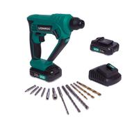Marteau perforateur sans fil 20V | 2 batteries 2.0Ah et chargeur incl.