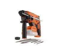 Marteau perforateur sans fil 20V 3J SDS-Plus BRUSHLESS + 5 accessoires - POWDP15630 - Livré sans batterie ni chargeur