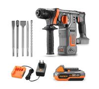 FUXTEC - Marteau perforateur sans fil 20V FX-E1RH20 et kit de burinage