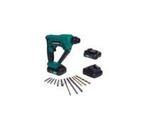 Marteau perforateur sans fil 20v vpower - 2 batteries 2. 0ah, chargeur de batterie, sds-plus, forets et embouts de vissage inclus