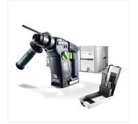 Marteau perforateur sans fil - Festool - BHC 18 Li-Basic - 18V - Brushless - Systainer - Set de forets SDS Plus
