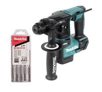 Makita DHR 171 Z Marteau perforateur sans fil 18 V 1,2 J SDS plus Brushless + 5 pcs. jeu de forets - sans batterie, sans chargeur