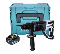 Marteau perforateur sans fil Makita DHR 202 T1JW 18 V 20 mm 2,0 J blanc + 1 batterie 5,0 Ah + Makpac - sans chargeur