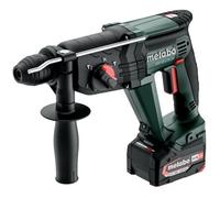 Marteau perforateur METABO KH 18 LTX 24 - 2 batteries 4.0 Ah, chargeur - 601712510a