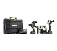 Marteau perforateur sans fil , Meuleuse d'angle sans fil, Perceuse à percussion sans fil Worx WU928 20 V 5 Ah Li-Ion +