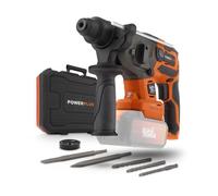 Marteau perforateur sans fil SDS-Plus 40V 5J BRUSHLESS + 5 accessoires - DUAL POWER POWDP15680
