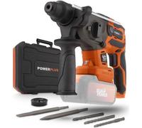 Marteau perforateur sans fil SDS-Plus 40V 5J BRUSHLESS + 5 accessoires - DUAL POWER POWDP15680