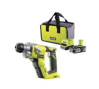 Ryobi Marteau perforateur R18SDS-125S 18V One+ – 1 batterie LithiumPlus 2.5Ah – 1 chargeur rapide