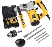 Marteau perforateur SDS Perceuse à percussion 1.600 W + foret + burin + coffret
