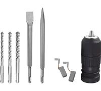 Marteau Perforateur Sds Plus Qc 1050W,0-980R/Min,3 Funk,Dedra Case