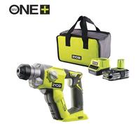 Marteau perforateur SDS-Plus RYOBI R18SDS-125S 4 modes 18V 1,3 joules EPTA + 1 batterie Lithium+ 2,5 Ah