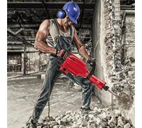 Marteau-Piqueur Électrique 2200W 1700 BPM Brise-Béton Avec Coffret 4 Burins