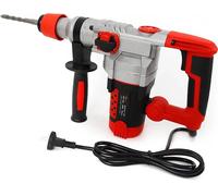 Marteau piqueur électrique rotatif, puissance 2200W, vitesse 930 tr/min, rouge