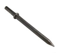 Marteau pneumatique à queue hexagonale en acier pour enlever boulons, carrelage, mortier et pièces corrodées - Burin pointu robuste 175 mm x 12 mm, 10,5 mm