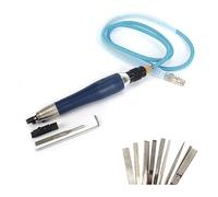 Marteau Pneumatique, Micro Air Grinder Set Meuleuse Stylo Pratique De Poche Pneumatique Multifonctionnel Polissage Rectifieuse Gravure Avec Clé(A set)