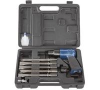 Marteau pneumatique - SCHEPPACH - 7906100716 - 5 burins - 4500 coups/min - Métal poli