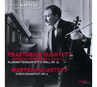 Marteau / Praetorius - Klarinettenquintett C Moll 13 / Streichquartett 9 [New CD