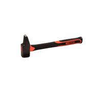 KS Tools Marteau de serrurier avec manche en fibre de verre, 400g, forme française, 142.1051