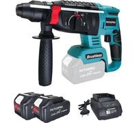 Marteau rotatif, moteur sans balai, 4 fonctions, batterie 2PCS 40Ah, EU