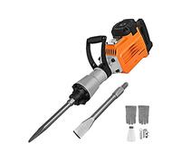 Marteau rotatif multifonctionnel de cric démolition 3600 W avec 2 burins perceuse à percussion d'outil marteau électrique béton rupture sol,Grande Stabilité