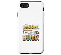 Marteau Scie à Construire Atelier Humour Design Coque pour iPhone SE (2020) / 7/8
