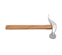 Marteau supérieur fait à la main avec poignée en bois pour faire des plis et coller des pièces cimentées ensemble pour rappeler les chaussures en cuir