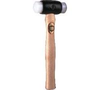 Marteau THOR avec inserts super plastique, rond (Ø) 70 mm, 3.000 g, avec manche bois