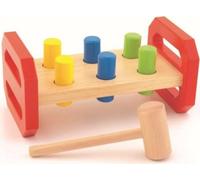 Marteau Trefl avec maillet en bois Jouets en bois dans une boîte 22.5x12.5x10.5cm 12m